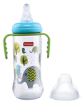 Babyhug Polypropylene Anti-Colic Sterilizable Feeding Bottle With Handle Blue Green