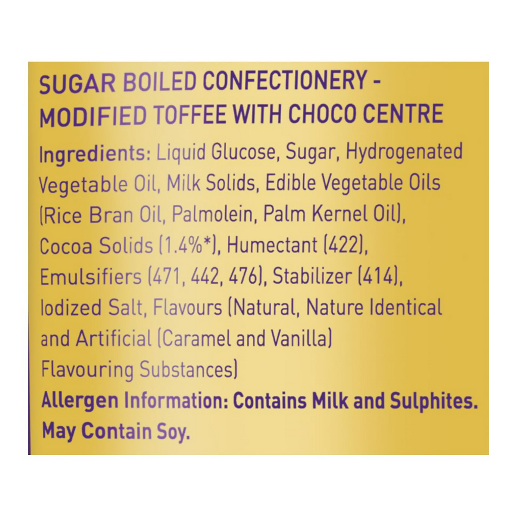 Cadbury Choclairs Gold Candies (chocolatecaramel)