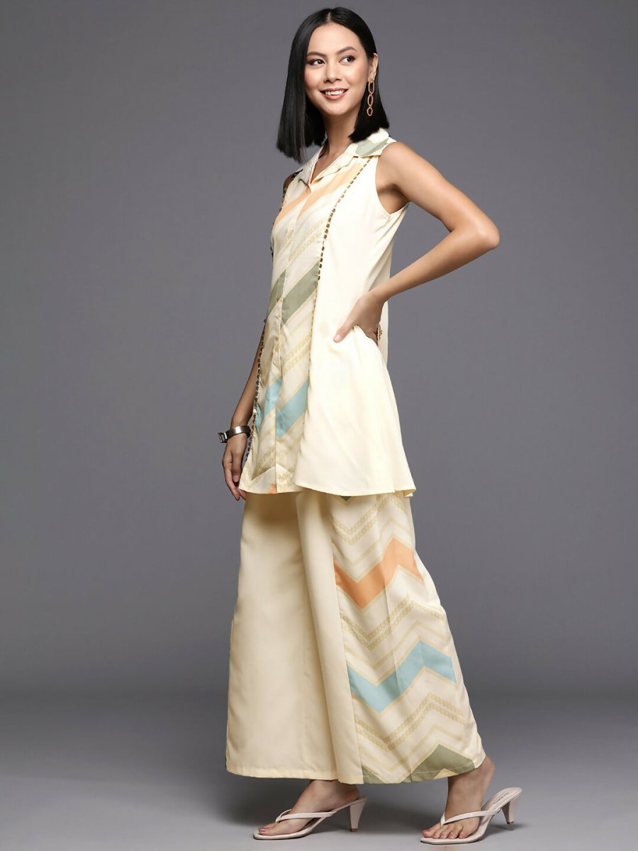 Ahalyaa Women's Traditional Wear Co-ods - Off-white