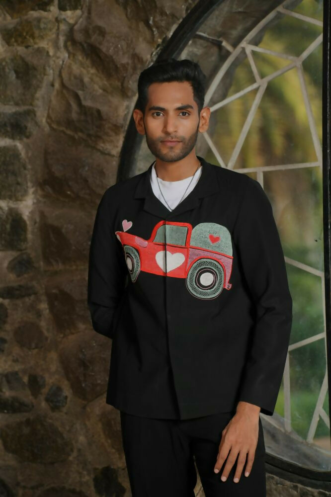 Cruise Black Shacket by Hilo Design