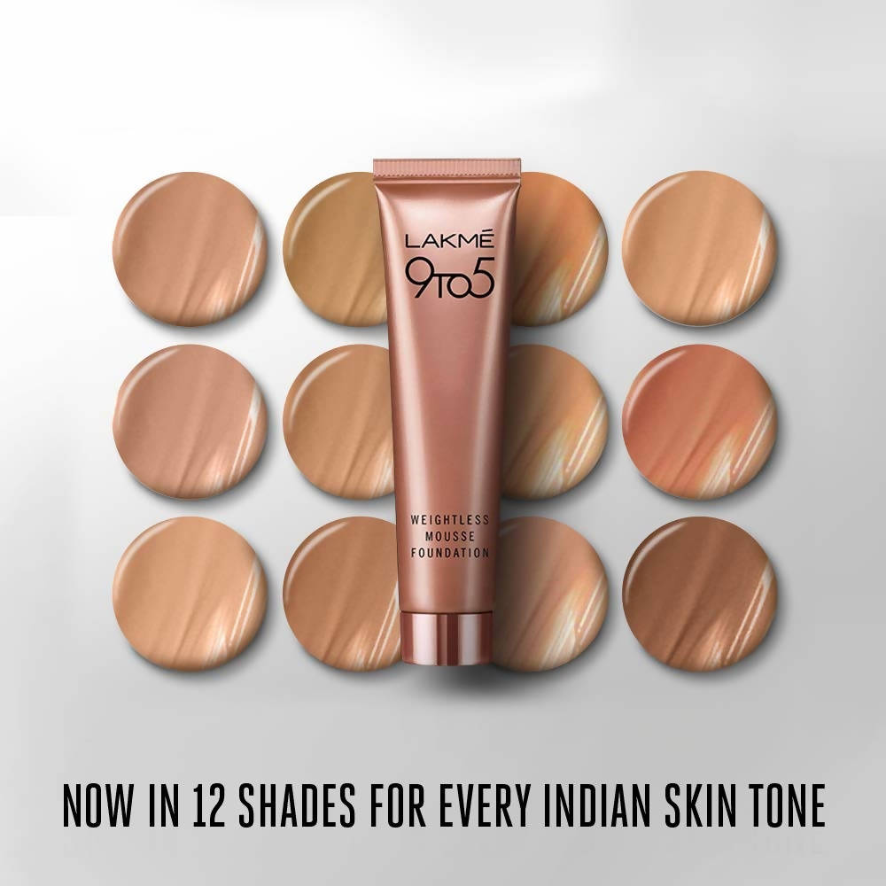Lakme 9To5 Weightless Mousse Foundation - Honey Dew