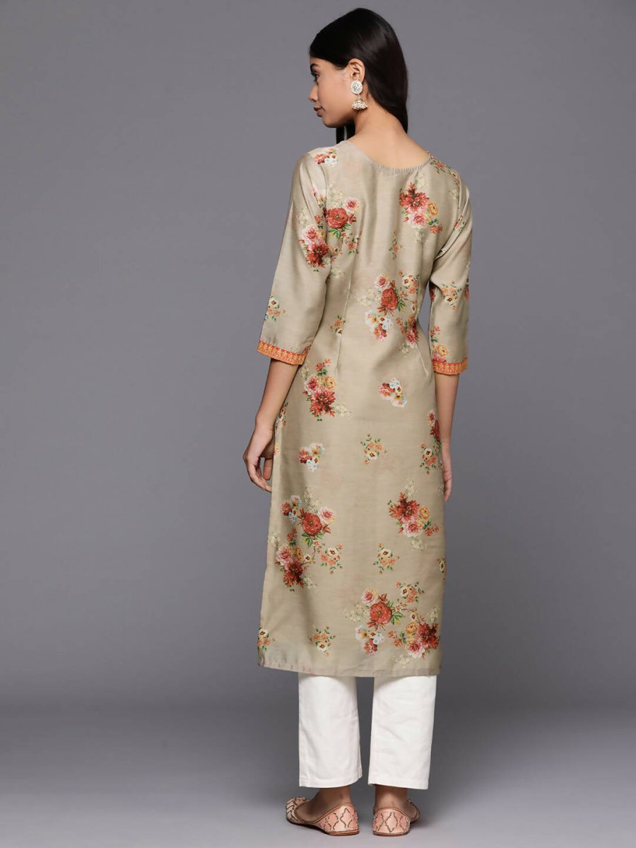 Ahalyaa Women's Traditional wear Kurta - Tan
