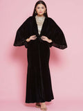 Joban Fashion Black Velvet Gown