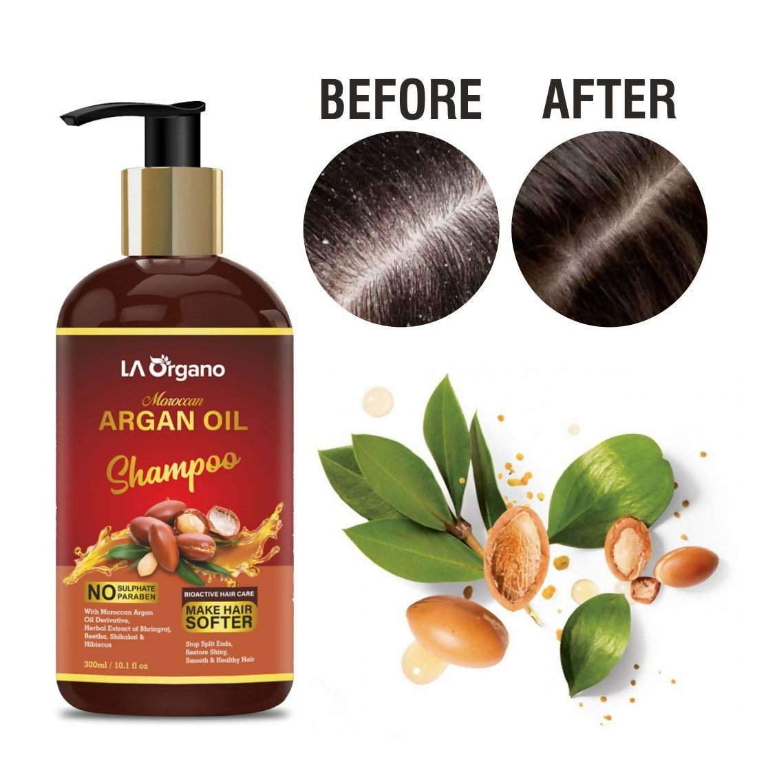 LA Organo Moroccan Argan Hair Shampoo