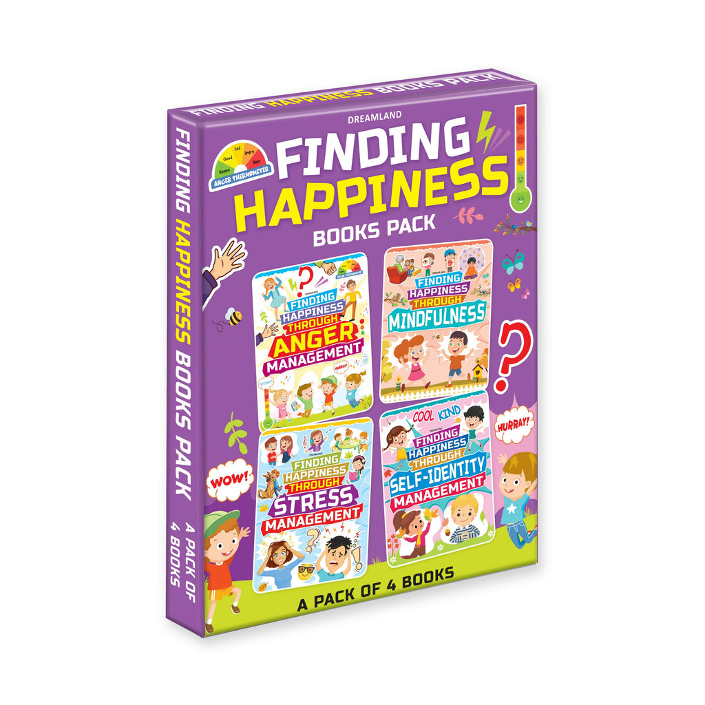 Dreamland Finding Happiness Books Pack- A Pack of 4 Books : Children Interactive & Activity Book