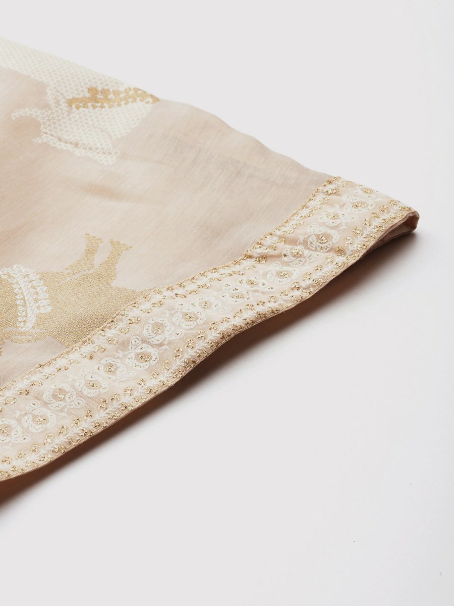 Ahalyaa Women's Traditional Wear Co-ods - Tan