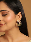 Nuyug 22K Gold Plated Celestial Filigree Earrings