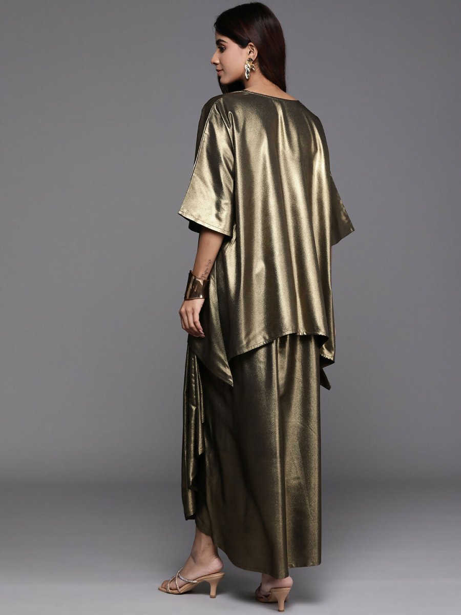 Ahalyaa Women's Traditional Wear Co-ods - Antiqe Gold
