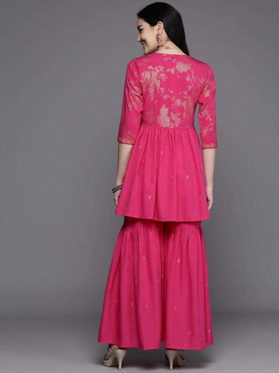 Ahalyaa Women's Traditional Wear Co-ods - Pink