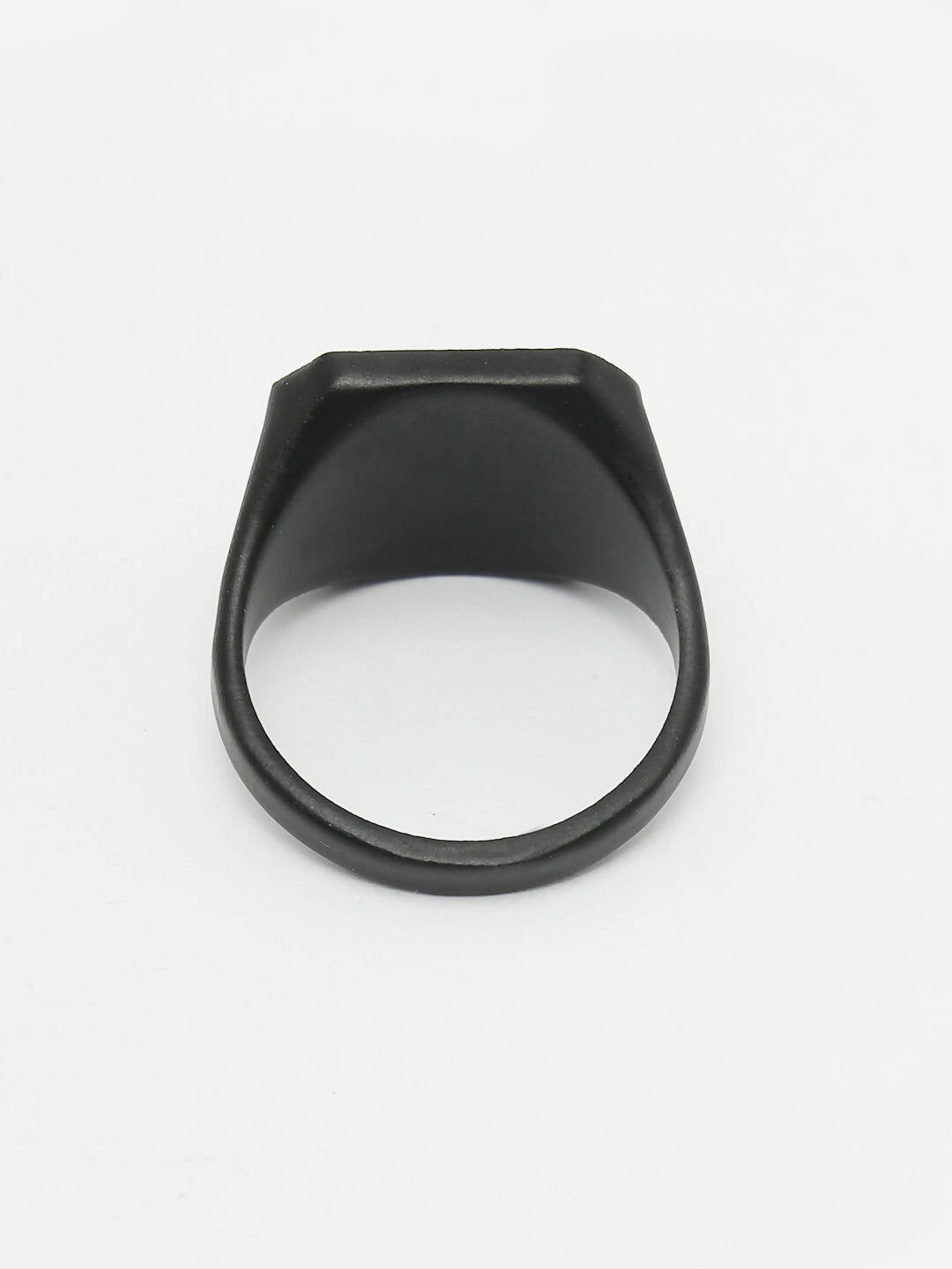 NVR Men's Black Metal Ring