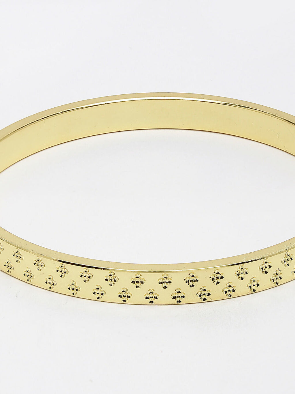 NVR Men's Set of 2 Gold & Black Rhodium-Plated Stainless Steel Kada Bracelet