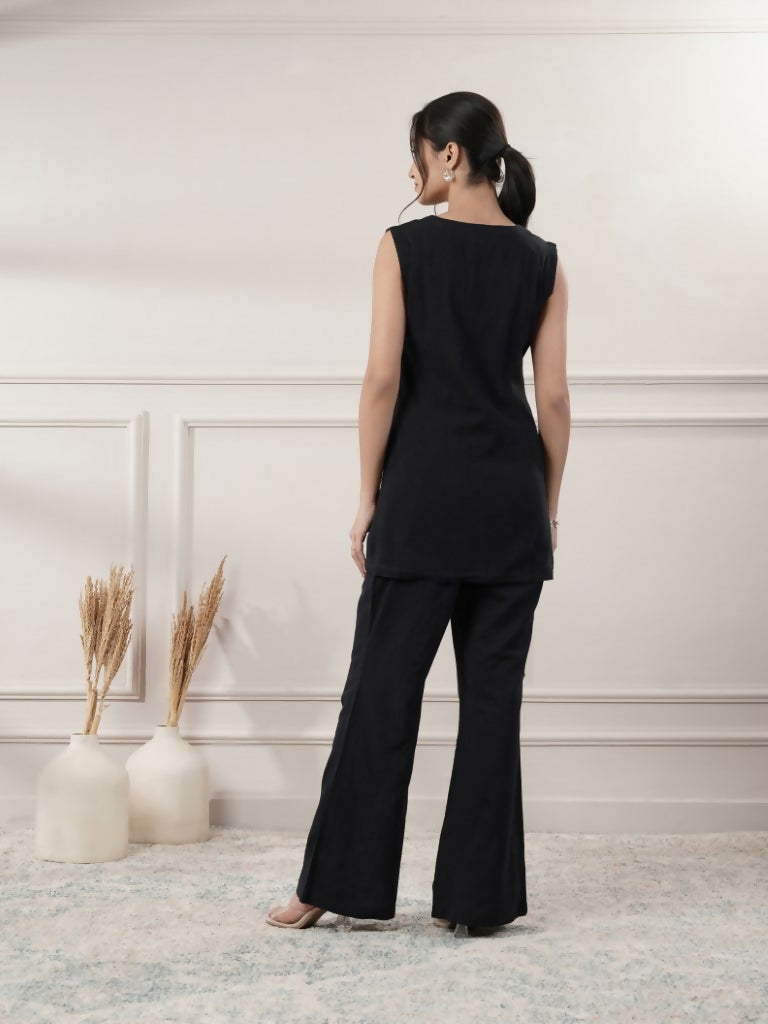 Joban Fashion Women's Black Co-Ord Set