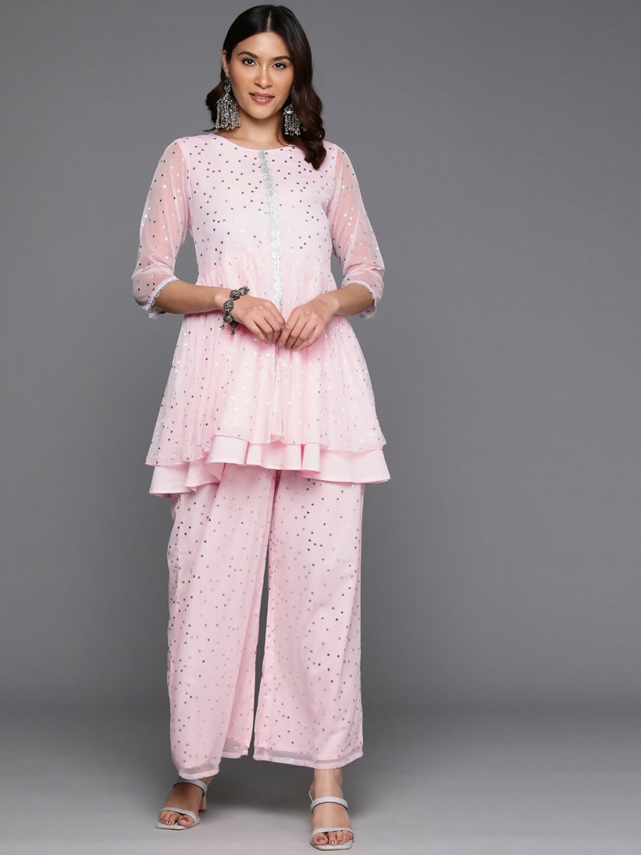 Ahalyaa Women's Traditional Wear Co-ods - Pink