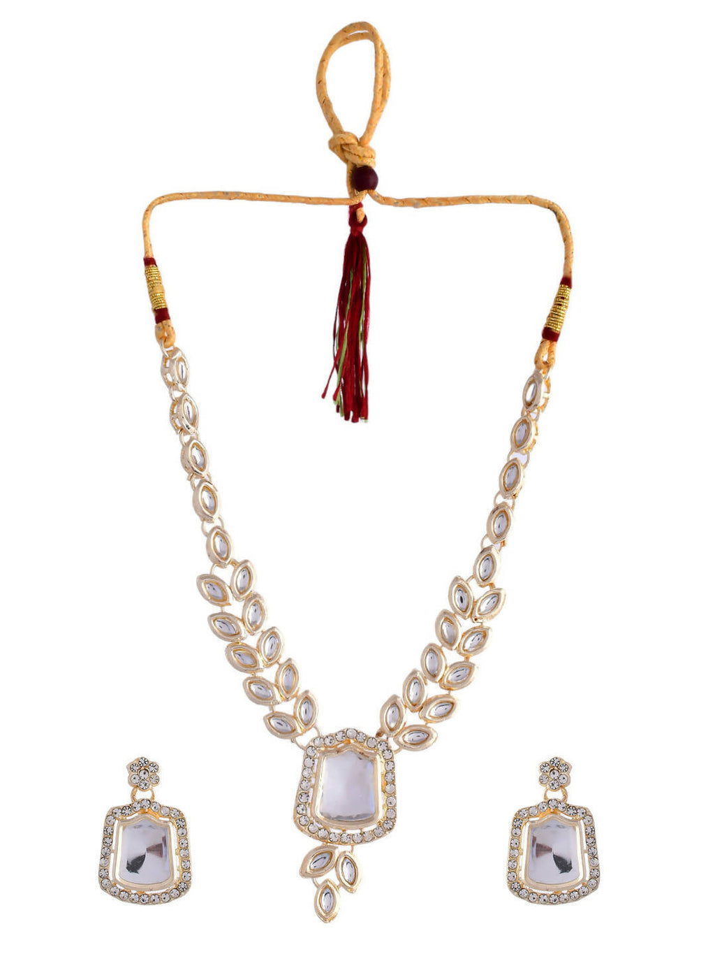 VOJ Women Silver Color stainless steel Jewellery Set