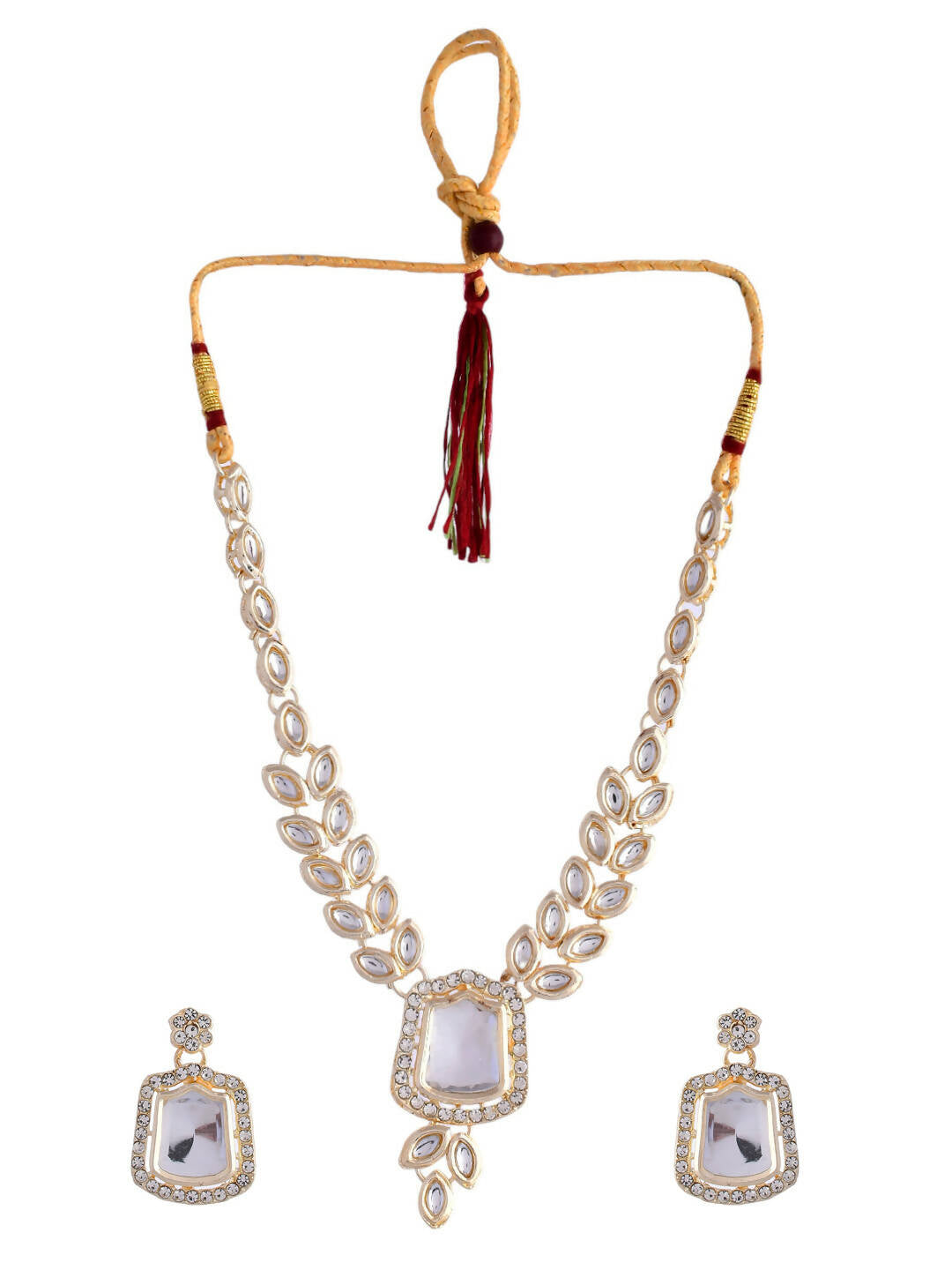 VOJ Women Silver Color stainless steel Jewellery Set
