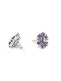 stone stud (grey) - Ruby Raang