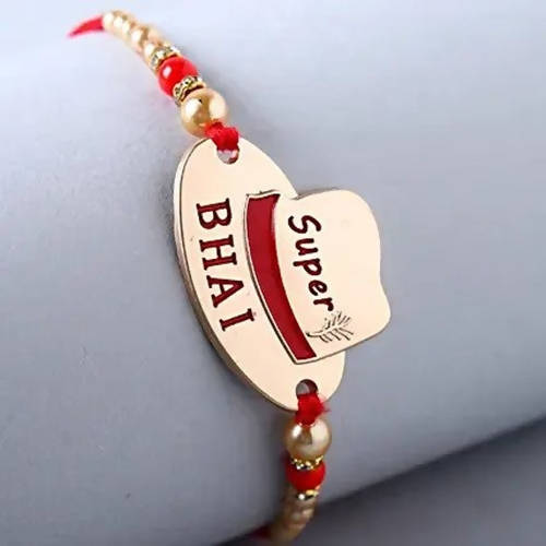 Super Bhai Rakhi & Bodybuilder Bhai Chocolate Sleeve