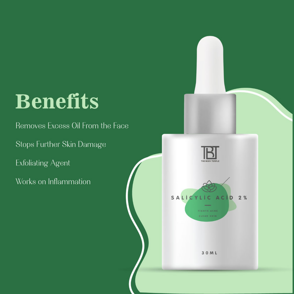 The Body Temple 2% Salicylic Acid Face Serum