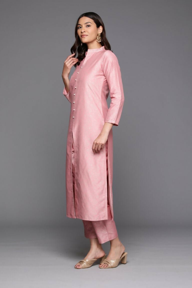 Ahalyaa Women's Traditional wear Kurta Set - Pink