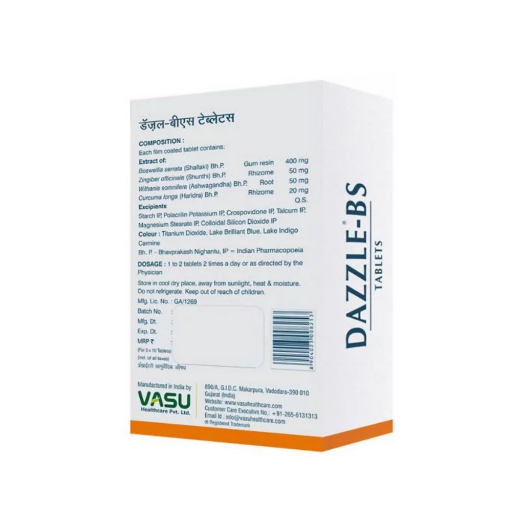 Vasu Healthcare Dazzle Bs Tablets