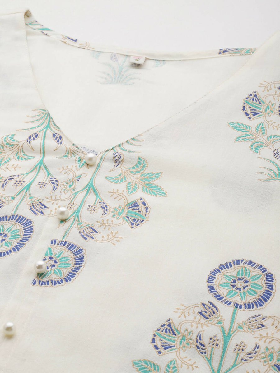 Ahalyaa Women's Traditional Wear Co-ods - Off White