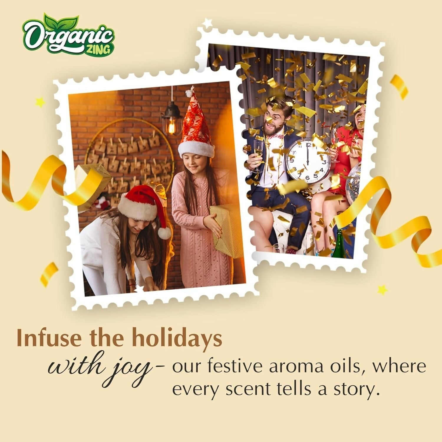 Organic Zing Myrrh Aroma & Diffuser Oil for Festive Season