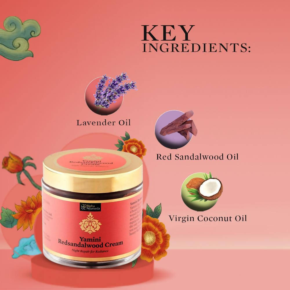 Bipha Ayurveda Yamini Redsandalwood Cream