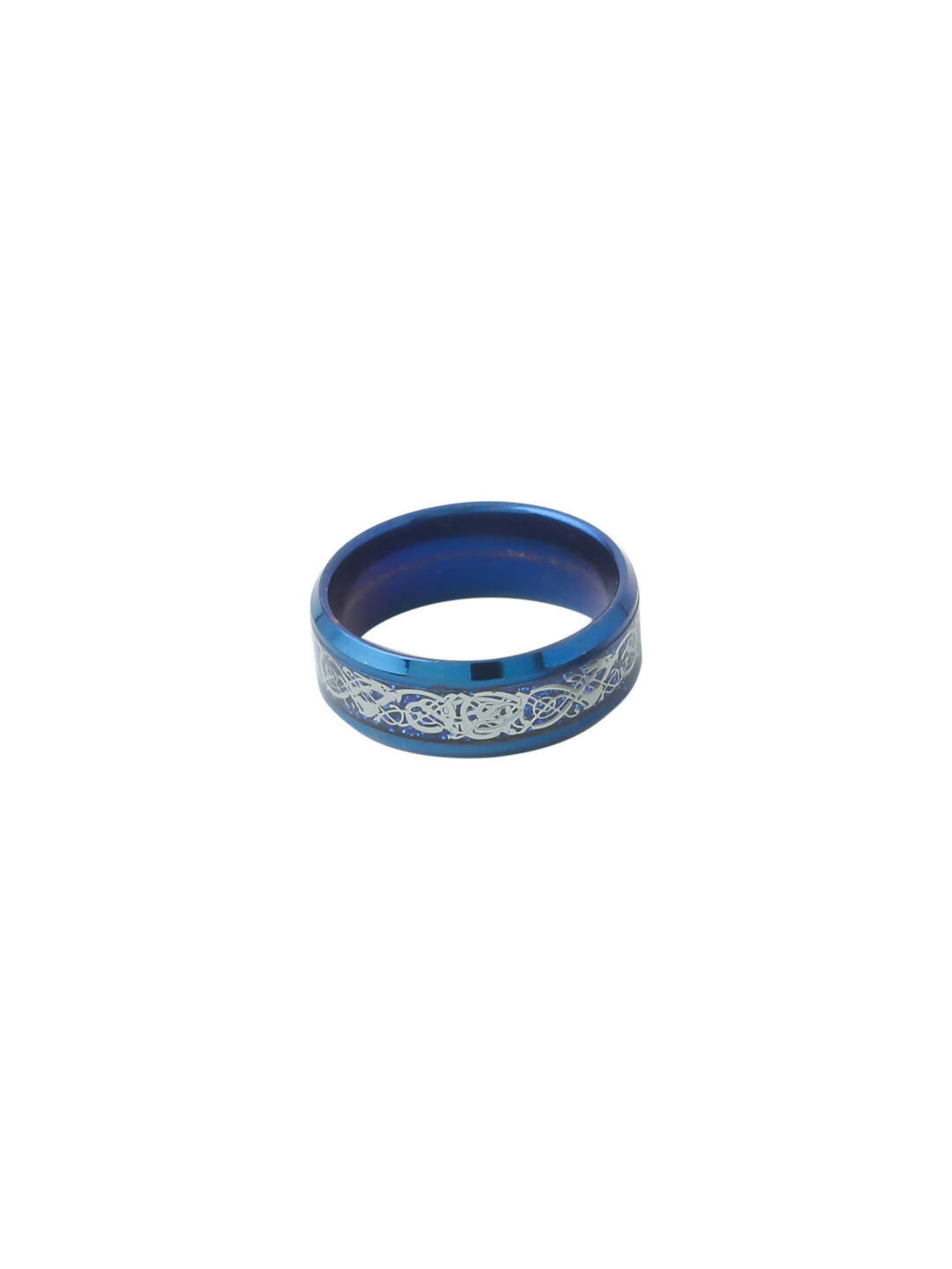 NVR Men's Rhodium-Plated Finger Ring