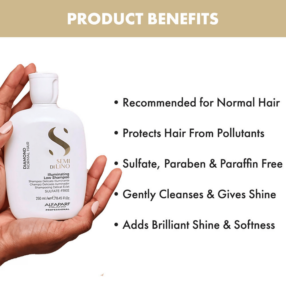 Alfaparf Milano Diamond Shampoo With Linseed Extract