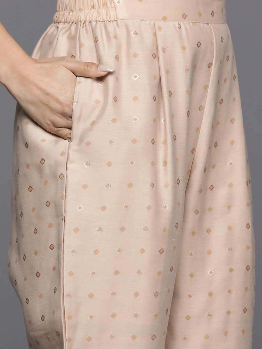 Ahalyaa Women's Traditional wear Kurta Set - Tan