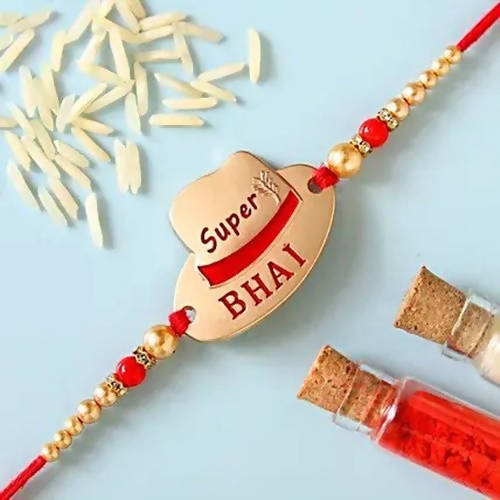 Super Bhai Rakhi & Hello Super Brother Chocolate Sleeve