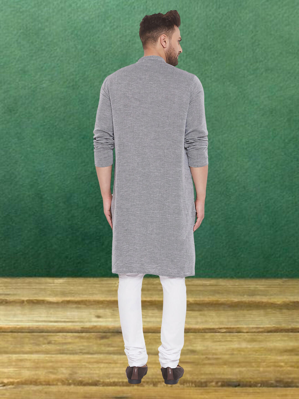Even Apparels Men's Pure Cotton Striped Kurta