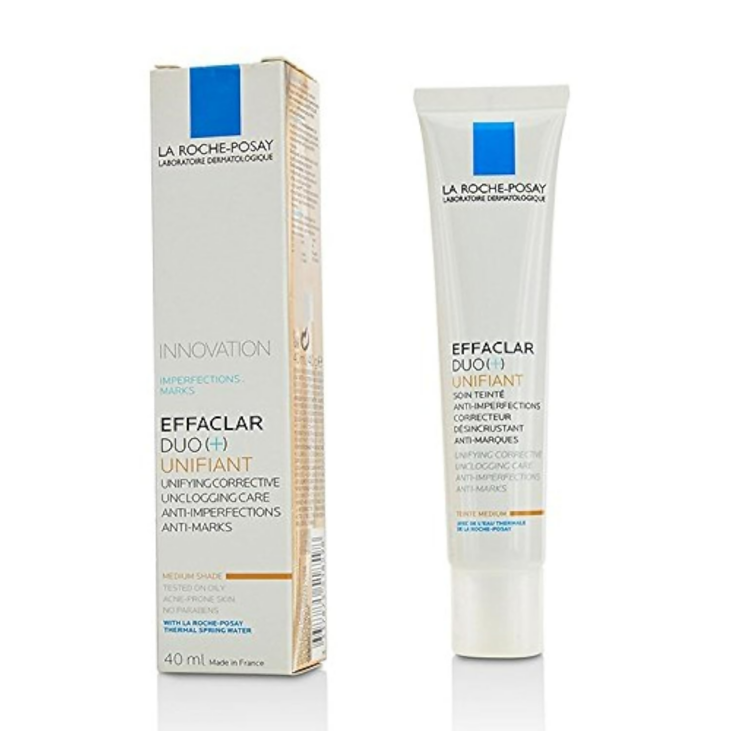 La Roche-Posay Effaclar Duo (+) Unifiant Unifying Corrective Unclogging Care Anti-Imperfections Anti-Marks