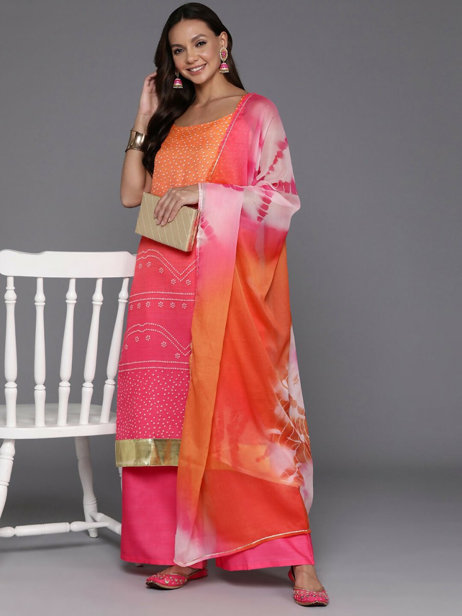 Ahalyaa Women's Traditional wear Kurta Set - Pink