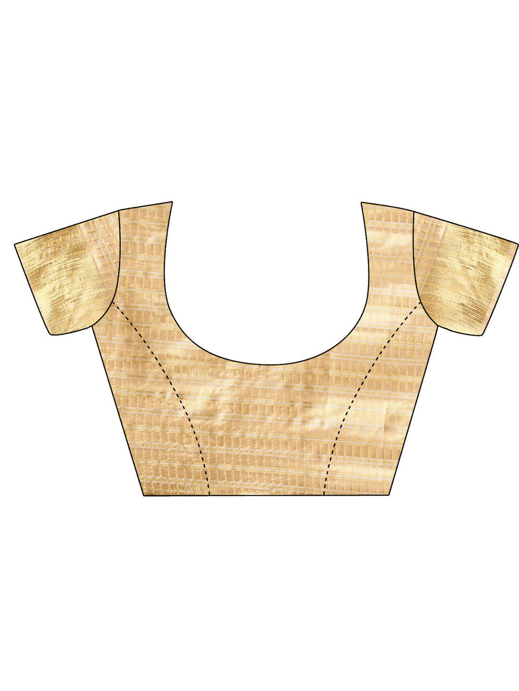 Shree Shyam Fashion Organza Gold Saree