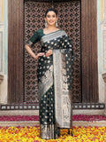Shree Shyam Fashion Green Silk Saree
