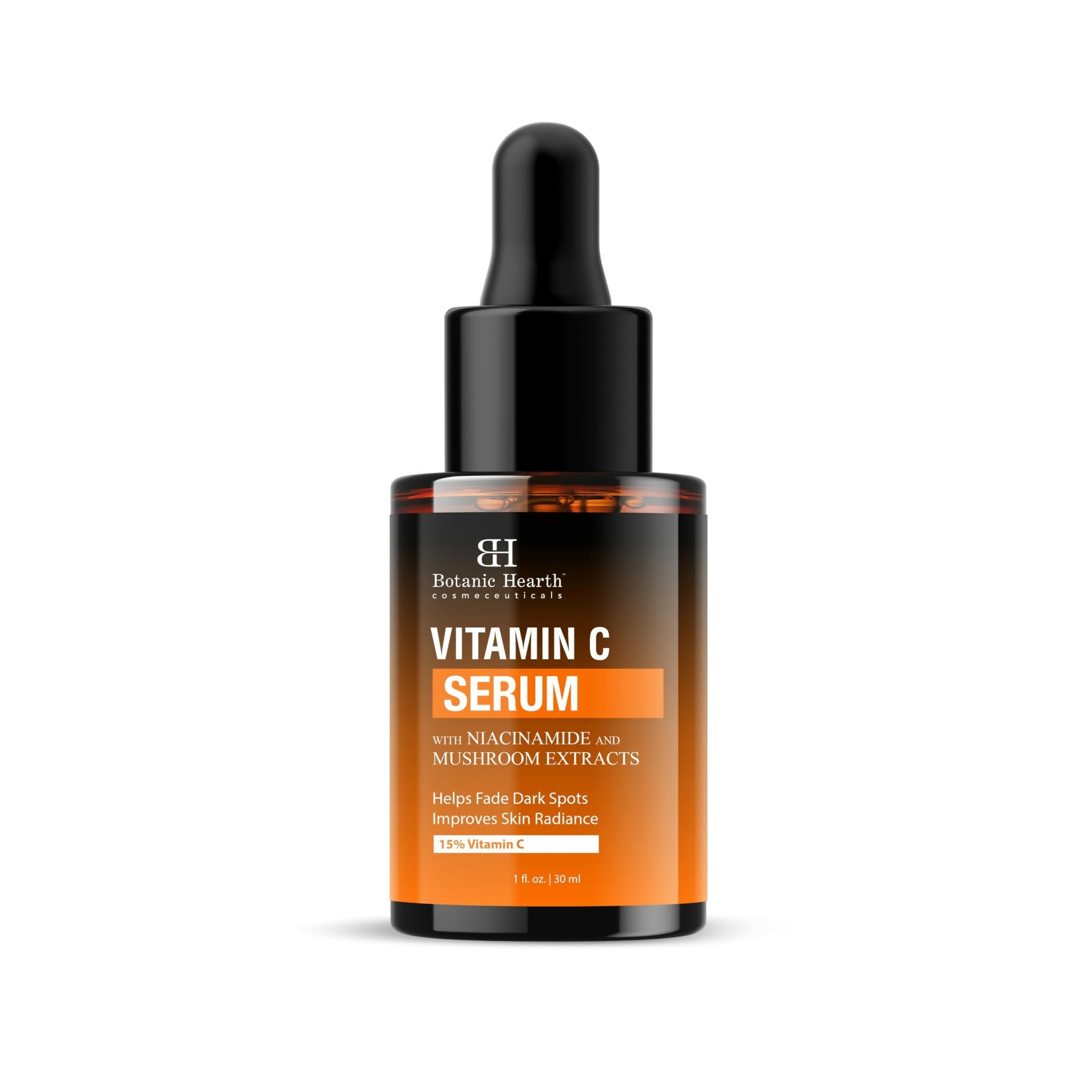 Botanic Hearth 15% Vitamin C Face Serum Targets Dark Spots, Sun Damage, Wrinkles to Brighten & Even Tone Skin