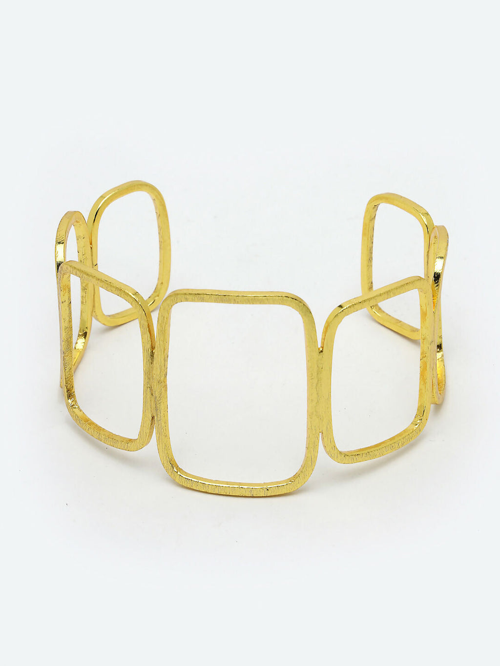 NVR Women Gold-Polished Western Cuff Bracelet