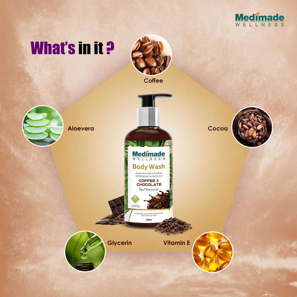 Medimade Wellness Coffee & Chocolate Body Wash