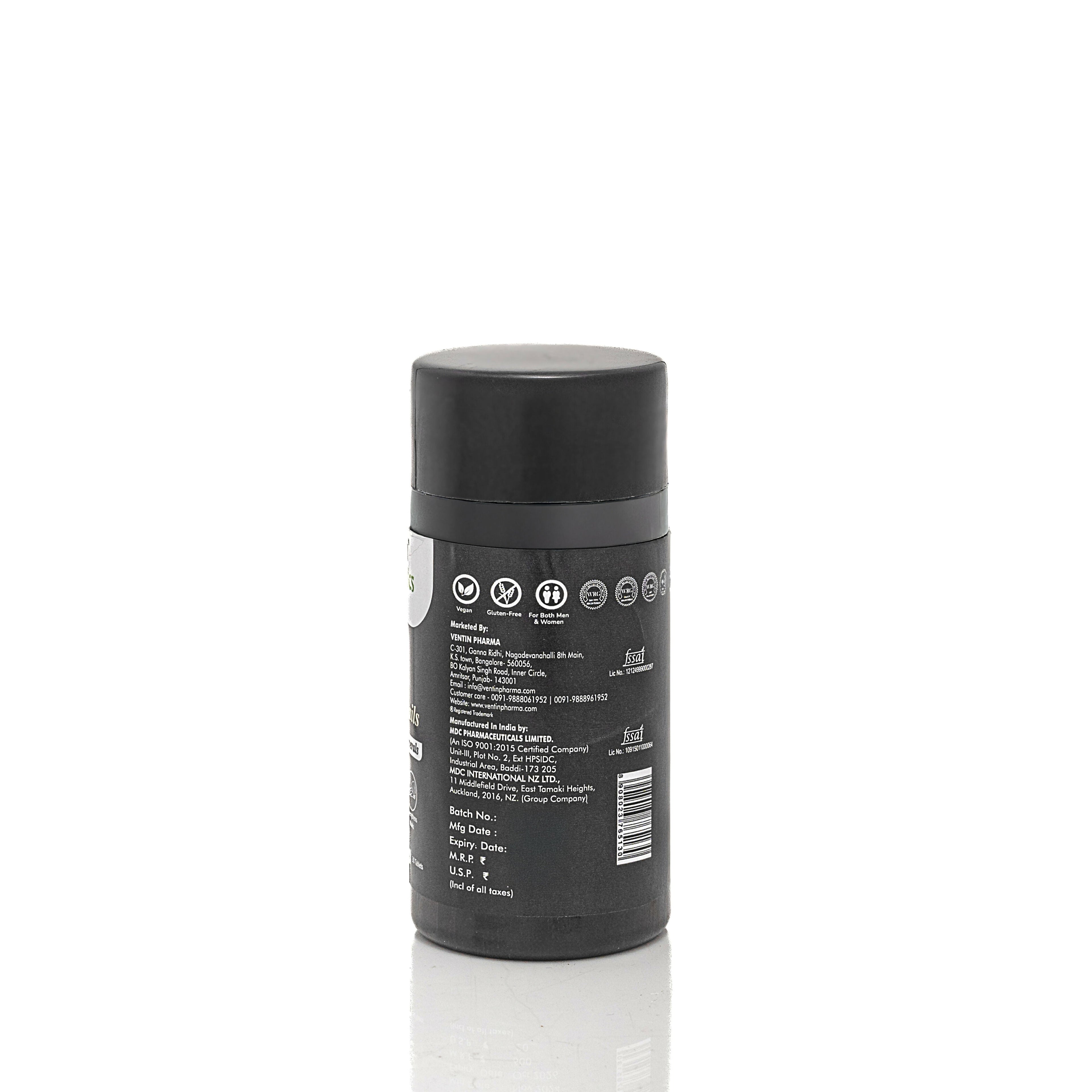 Ventin Organics Glossify Biotin Hair, Skin & Nails Tablets