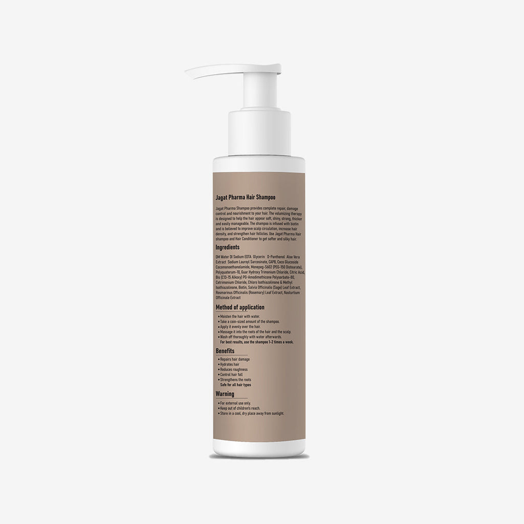 Jagat Pharma Natural Biotin Shampoo - Unlock Your Hair's Potential with Natural Biotin Power!