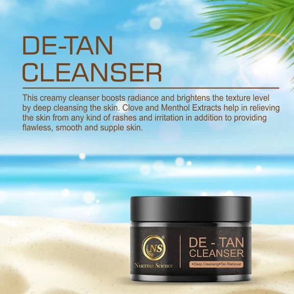 Nuerma Science De-Tan Cleanser | Purifies Skin & De-Tan Skin with Fair Complexion