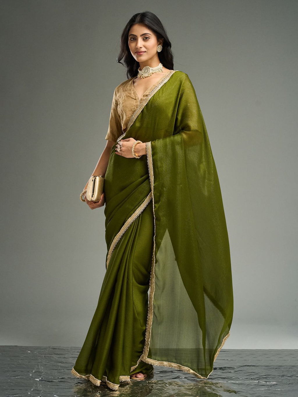 kasee Embellished EmbroideredSaree