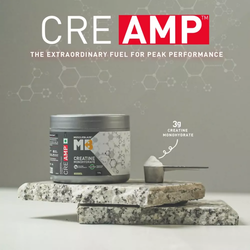 MuscleBlaze Creatine Monohydrate Creamp Unflavored