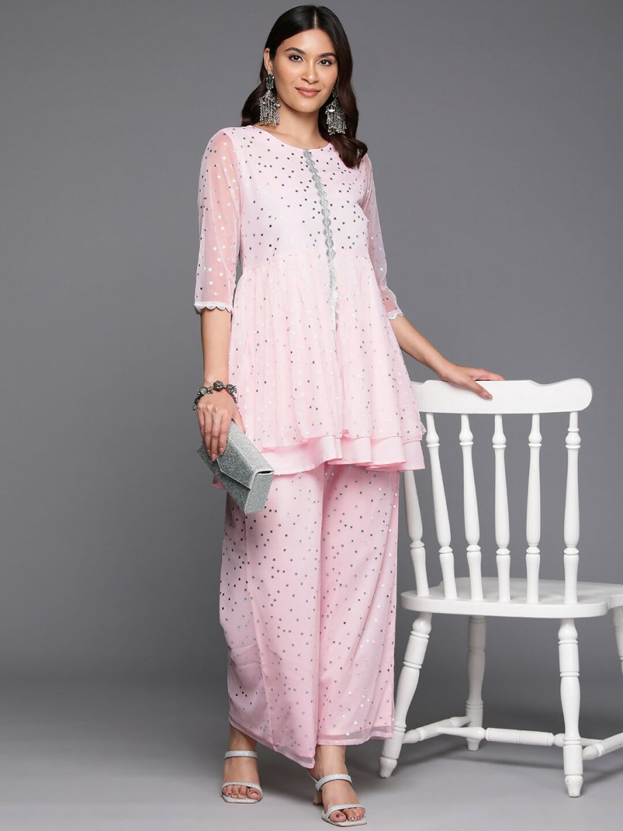 Ahalyaa Women's Traditional Wear Co-ods - Pink
