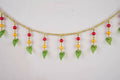 Kundan HandiKrafts Green Leaf Silk Thread Balls Thoranna