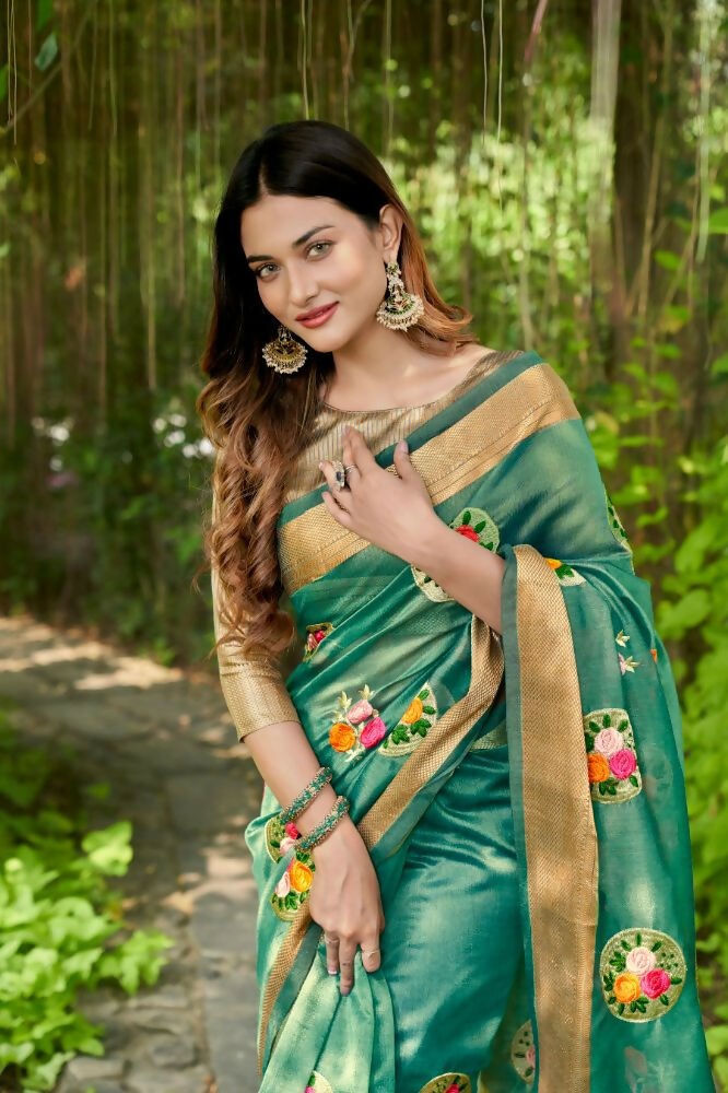 Vamsee Nikita Rama Cotton  Saree