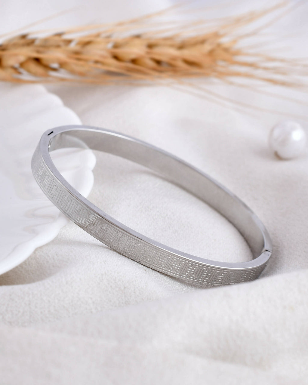 VOJ Stainless Steel Silver Bracelet