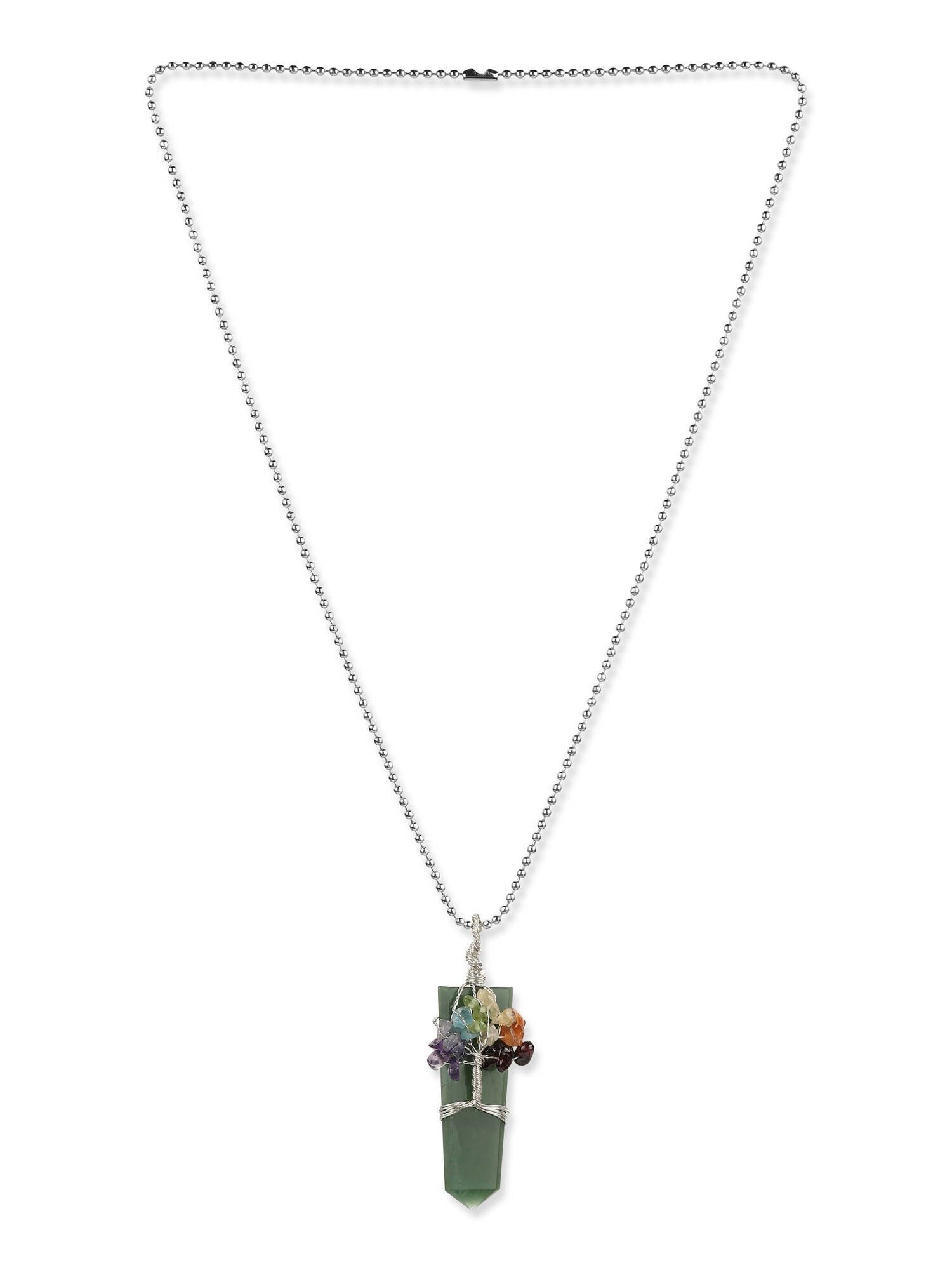 Women's Silver-Plated Necklace - Ruby Raang