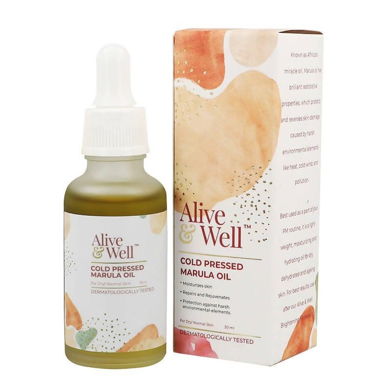 Alive & Well Cold Pressed Marula Face Oil